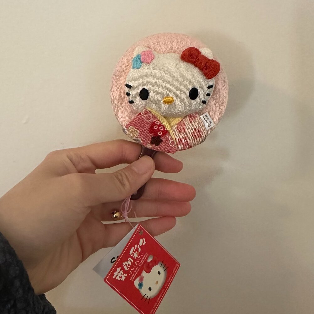 Vintage Hello Kitty Japanese Handheld Mirror